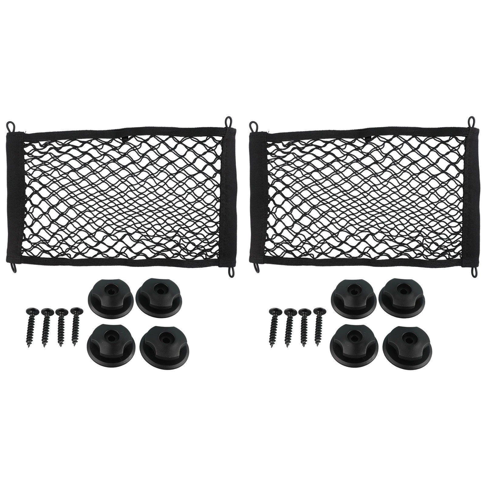 2X Cargo Net Pocket for Universal Car (Trunk Side Elastic Storage)