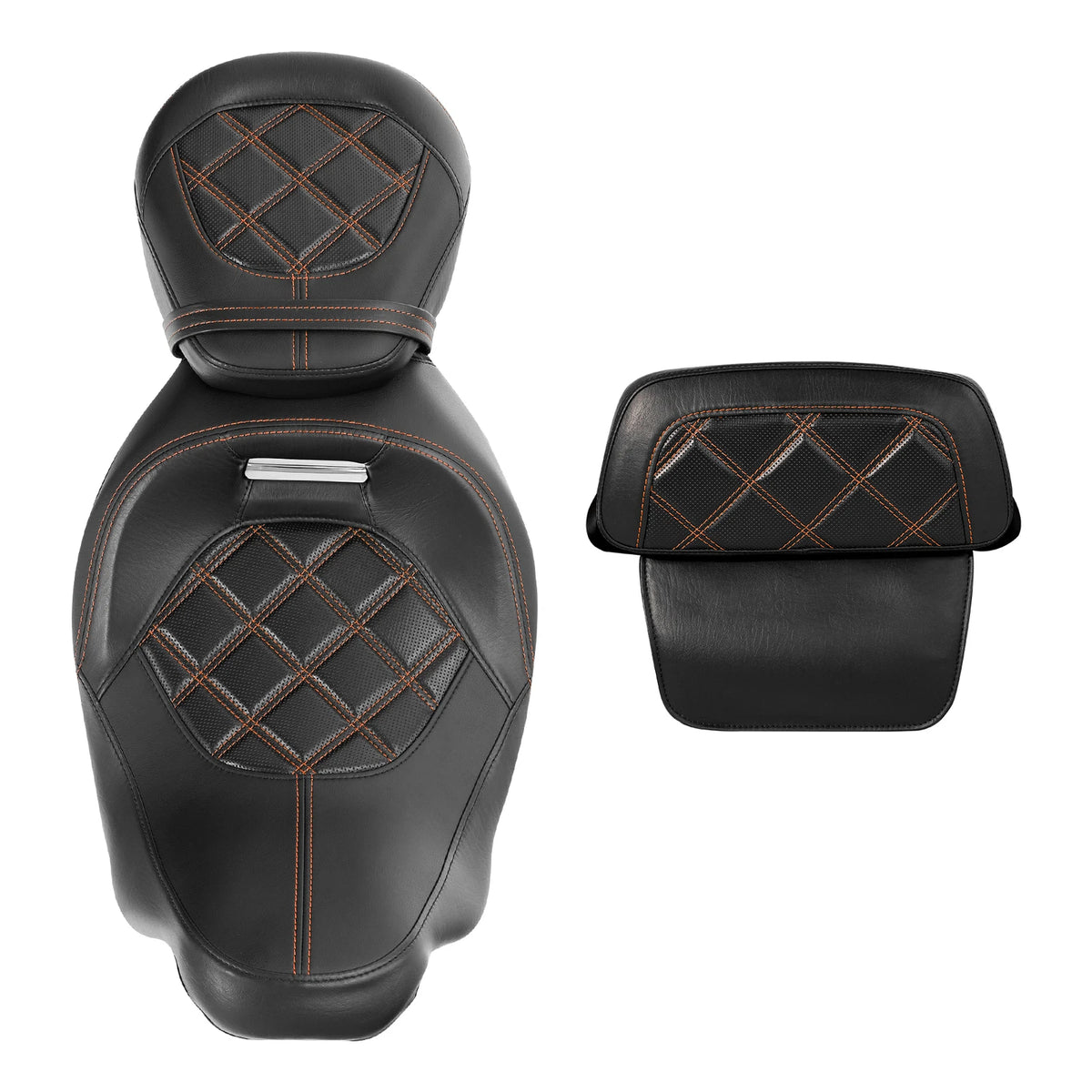 Backrest Pad Set for Harley Touring CVO Road Glide (2014–2023)