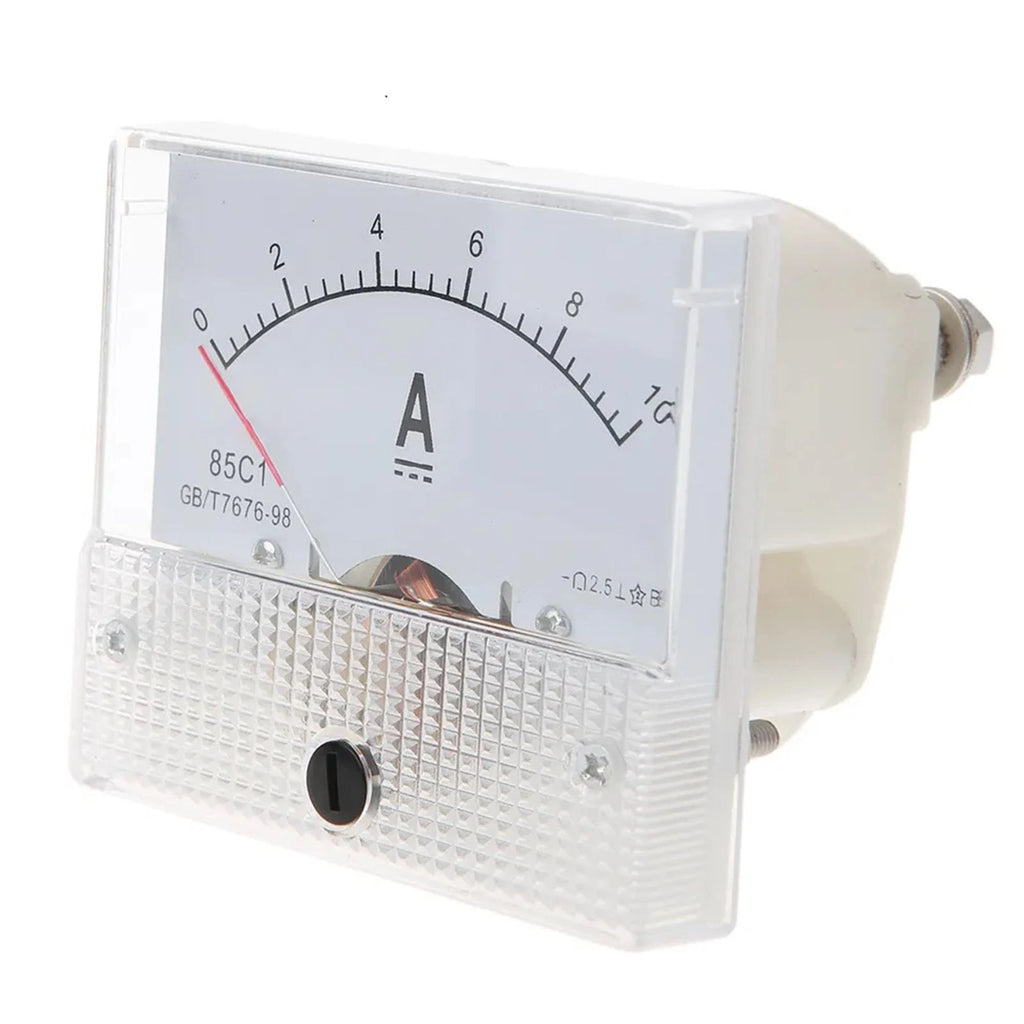 Ammeter Analog Panel Meter 10A for Electronic Equipment (85C1)