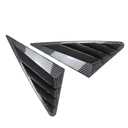 Rear Window Louvers for Audi A3 8Y Sedan (2021–2024) Carbon Look