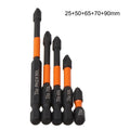 Set of 10 Magnetic Screwdriver Bits for (90mm, PH2)