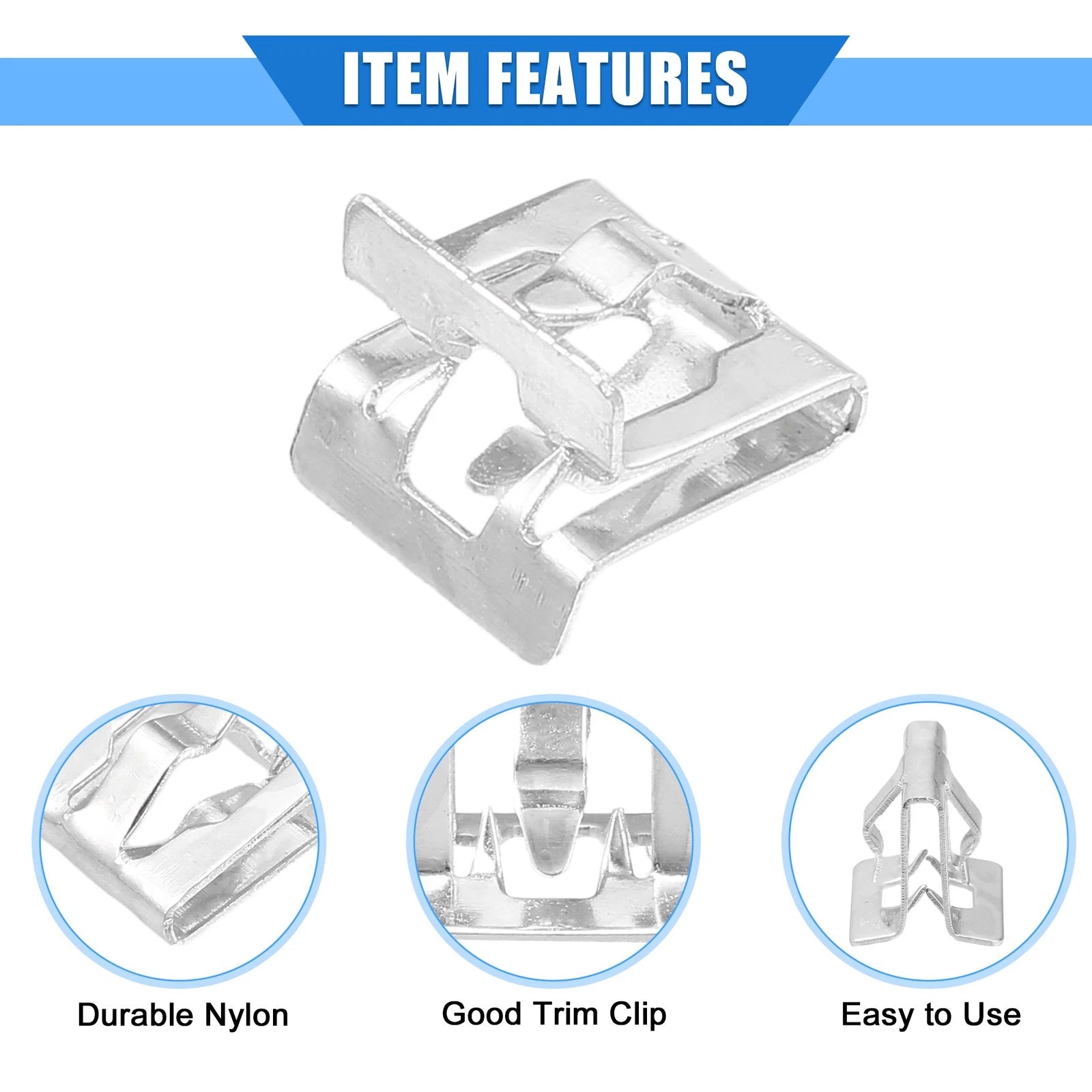 15 Pcs Lift Gate Trim Panel Clips for Buick Cascada (2016–2019)