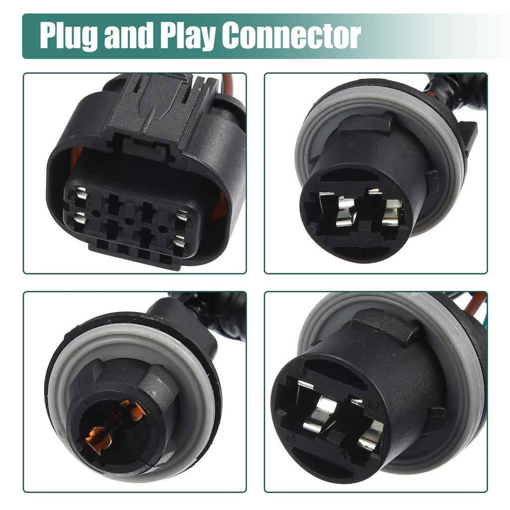 Tail Light Lamp Wiring Harness Socket for GMC Sierra (2014–2018)