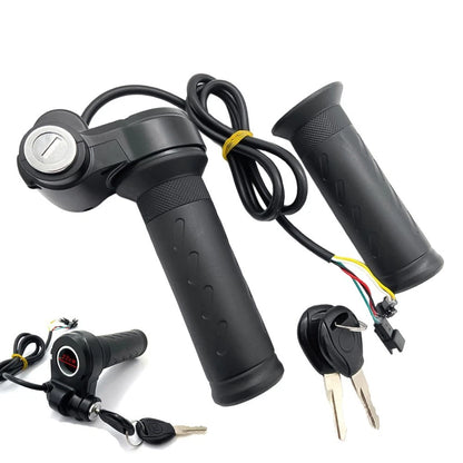 Electric Bike Throttle Grip Pair with Wire for Comfortable Ergonomic Design