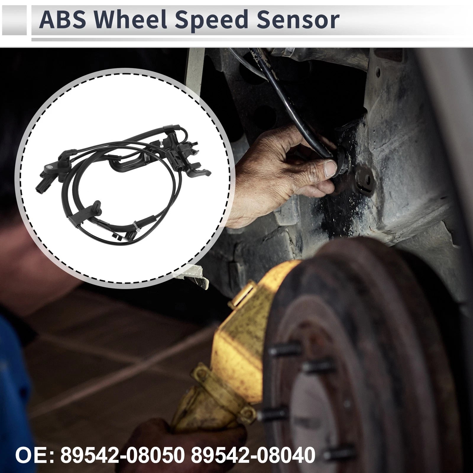 ABS Wheel Speed Sensor Replacement for Toyota Sienna Front Right (2011–2020)