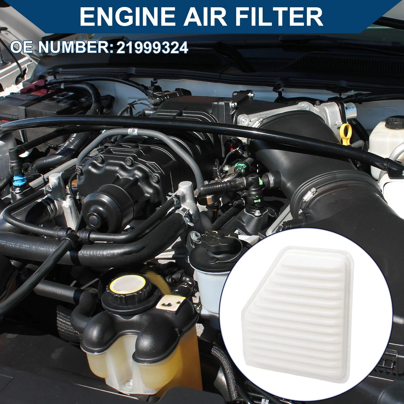 Engine Air Filter Replacement for Chevrolet Cobalt 2.2L 2.4L (2005–2010)