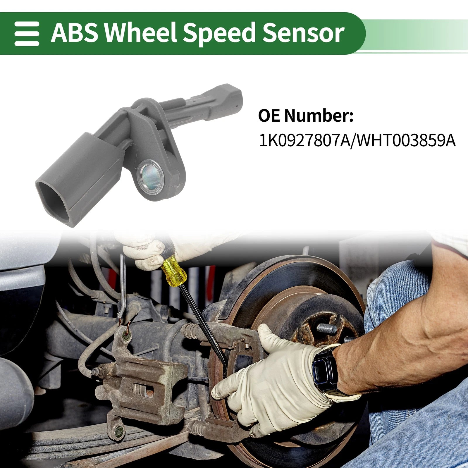 ABS Wheel Speed Sensor Front Left for Audi Q3 (2011–2018)