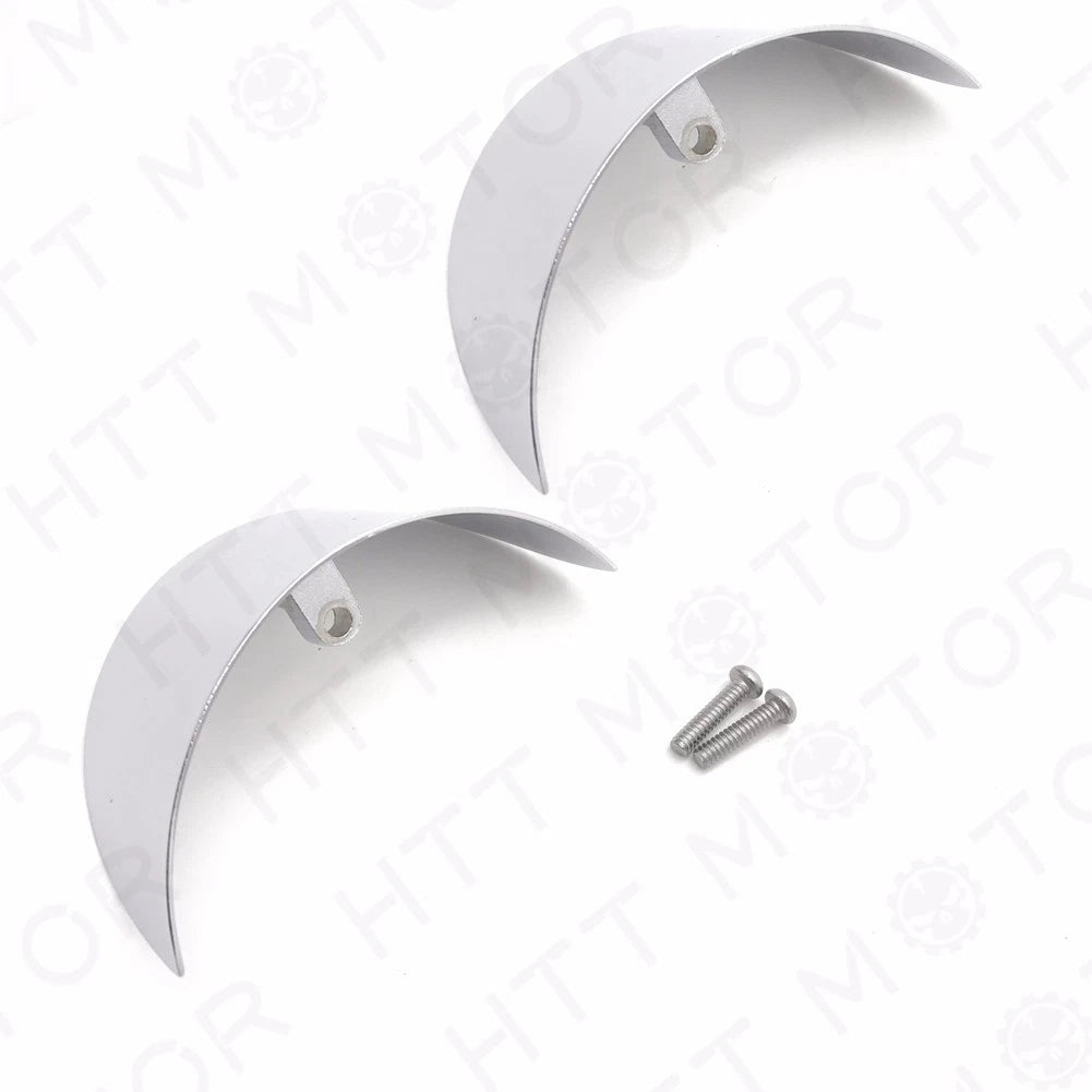 Chrome Turn Signal Visors for Harley FXRT (1986–1992), FLST (1986–1990), FLSTC (1988–Later)