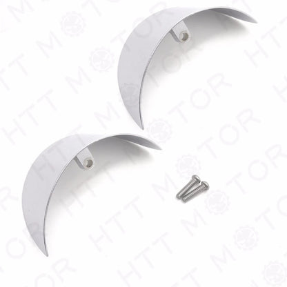 Chrome Turn Signal Visors for Harley FXRT (1986–1992), FLST (1986–1990), FLSTC (1988–Later)