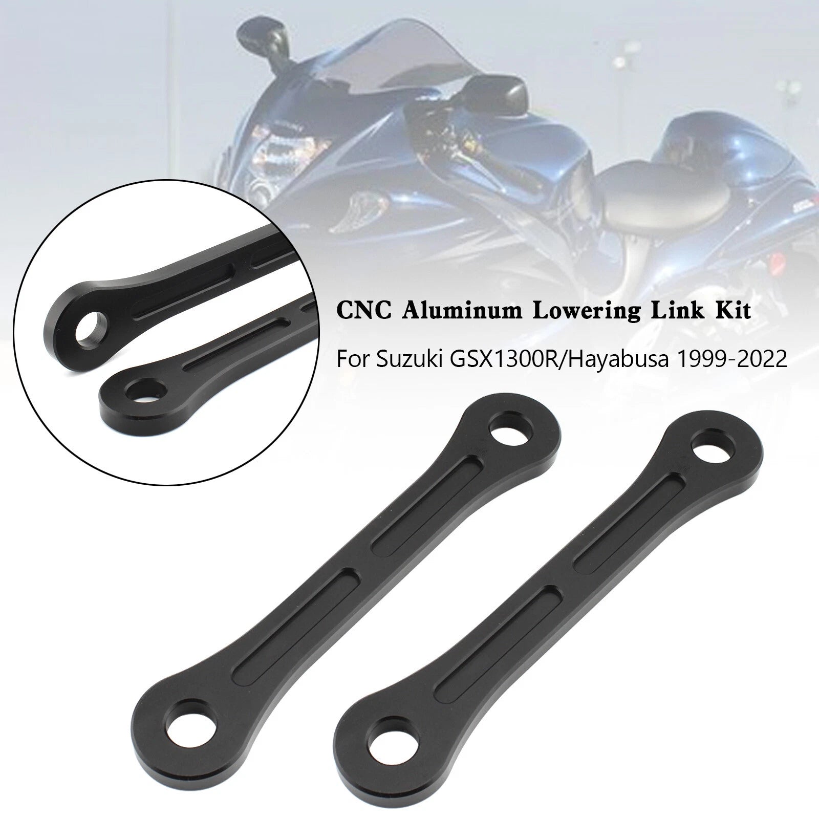 CNC Lowering Link Kit 35mm for Suzuki GSX1300R Hayabusa (1999–2022) T9