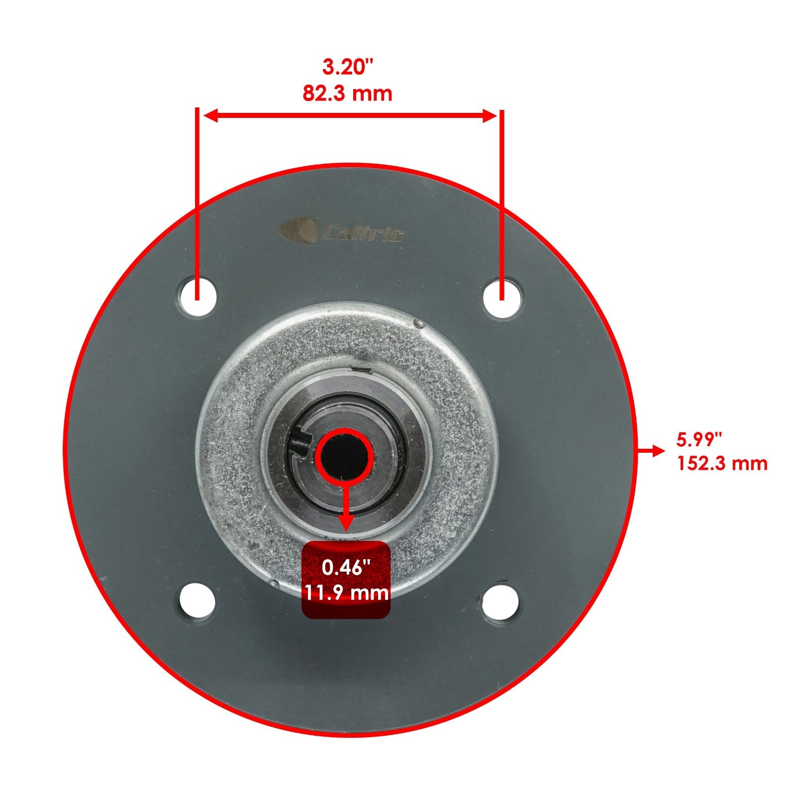 Deck Spindle and Pulley Assembly for Bad Boy Rebel 61 (2019–2024)
