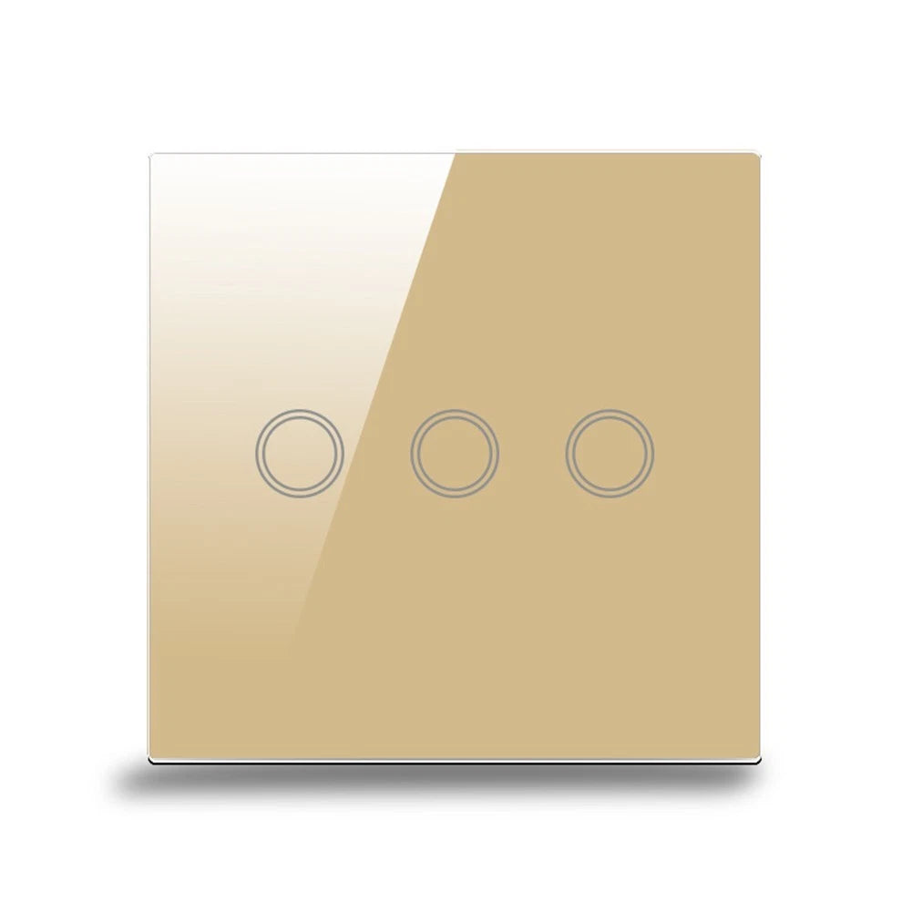 3 Gang Touch Dimmer Switch for LED Lighting