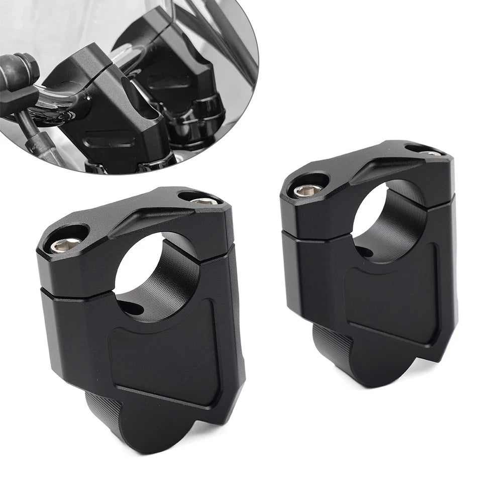 28mm Handlebar Mount Clamp Riser for Honda Kawasaki