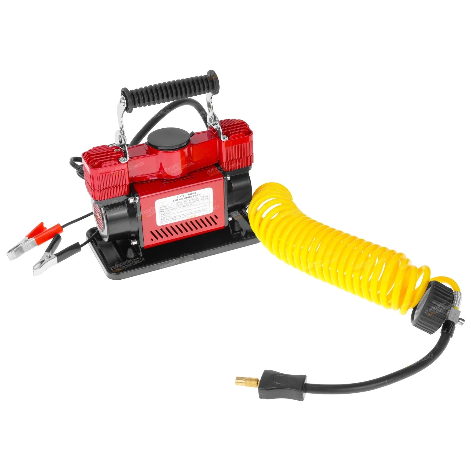 12V Air Compressor Pump 150 PSI 85 L/min Compact 2 Cylinder for 4x4