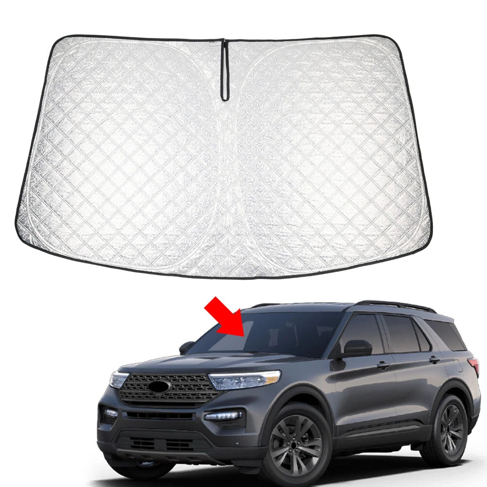 Foldable Windshield Sun Shade for Ford Explorer (2020–2024)