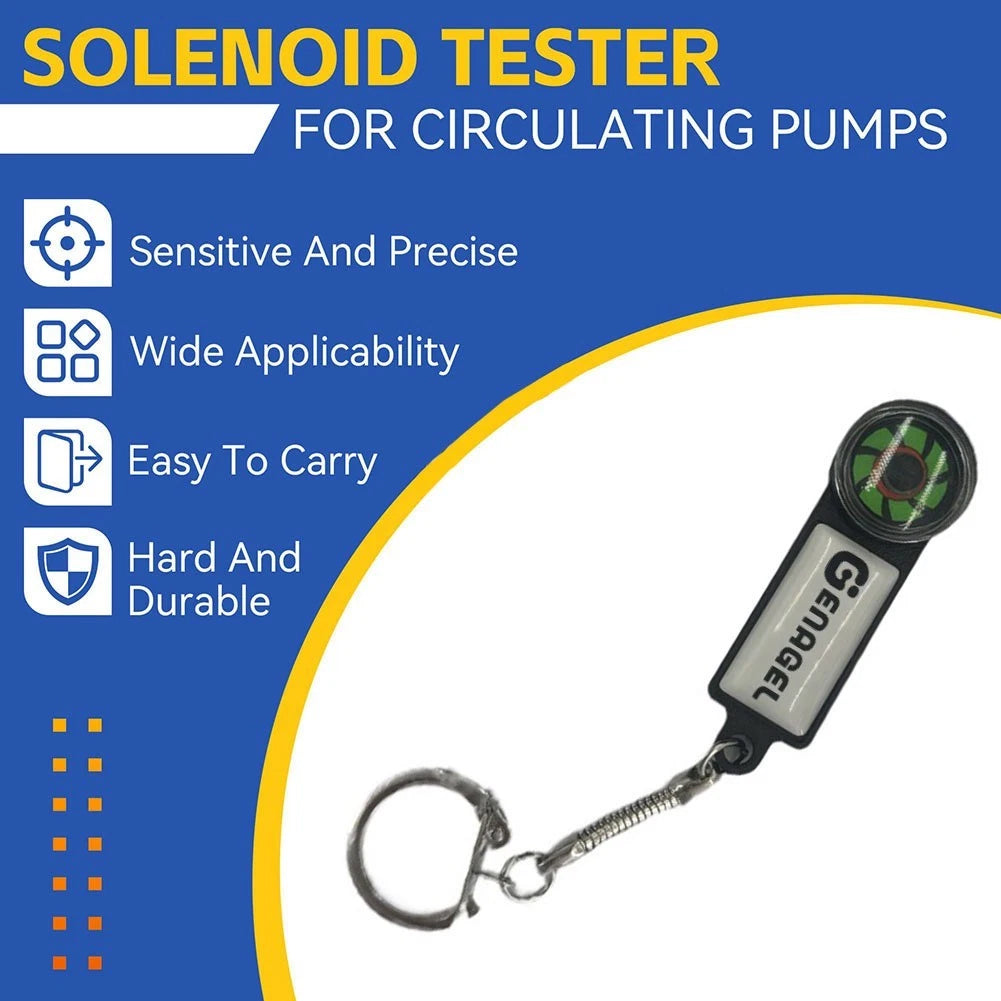 AC Detector Solenoid Valve Tester for Pump Motor Operation Verification