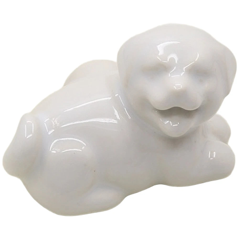Patterned Cabinet Pull for Puppy (Fired Clay)