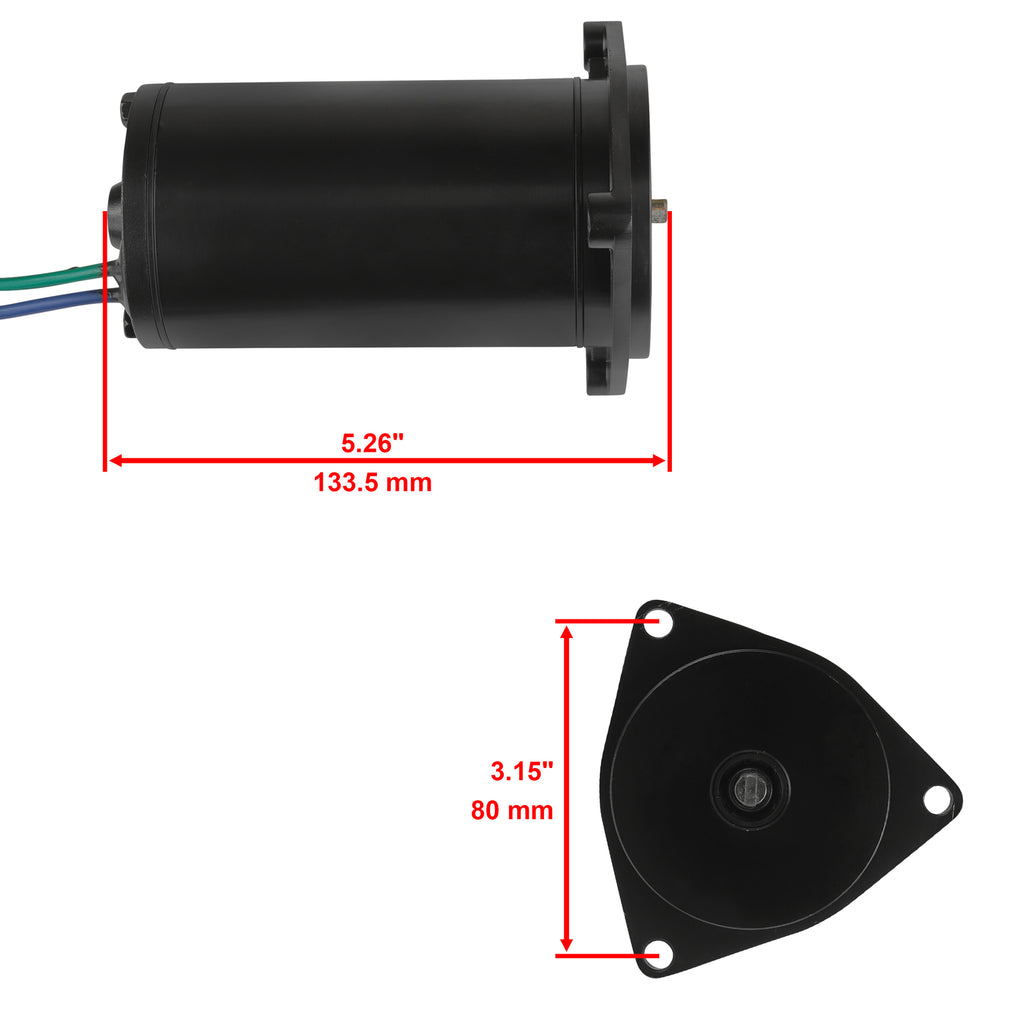 Power Tilt Trim Motor Replacement for OMC (1965–2010)
