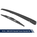 Rear Wiper Blade Arm Set 305mm Replacement for Hyundai Tucson JM (2004–2013)