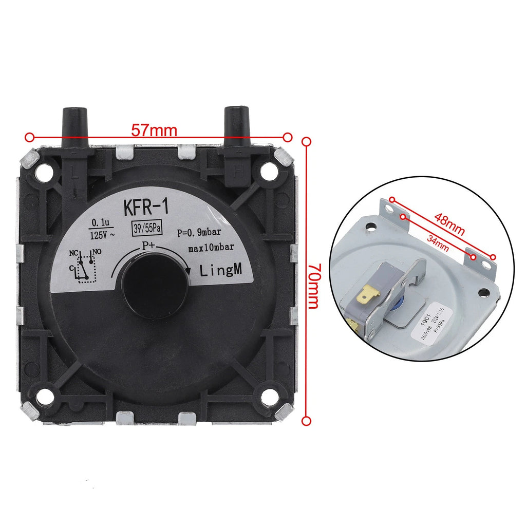 Reliable switch for exhaust water heaters (High Temperature Range)