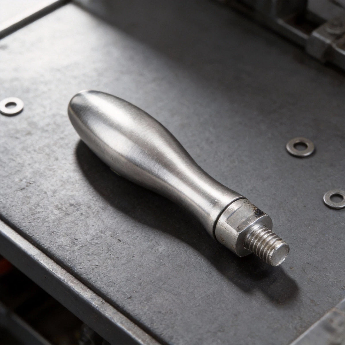 Threaded Safety Crank Handle for Bridgeport Mill (38'')