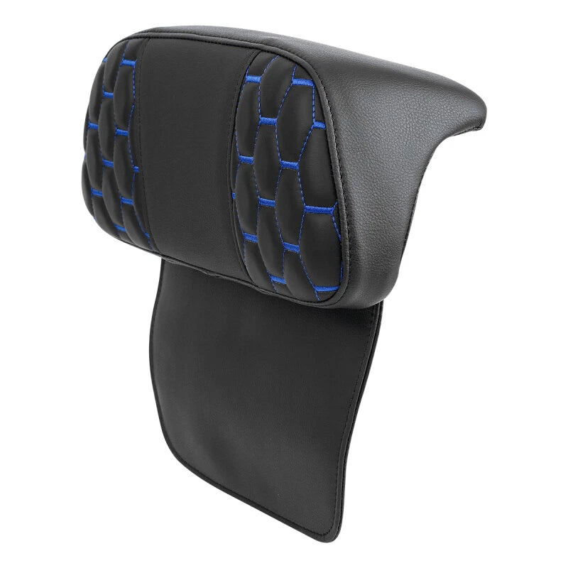 Razor Chopped Trunk Backrest Pad for Harley Touring (2014–2023) Black Blue