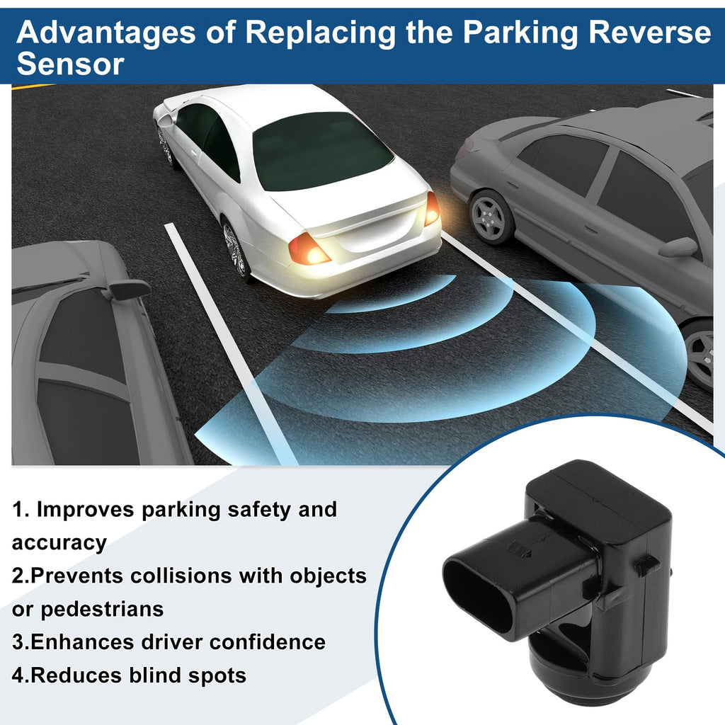 Reverse Backup Parking Sensor No. 1J0998275A for VW Touareg (2004–2010)