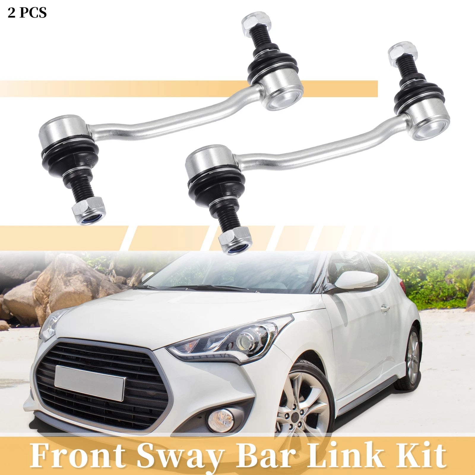 Front Stabiliser Sway Bar Link Set of 2 for Hyundai Azera (2006–2011)