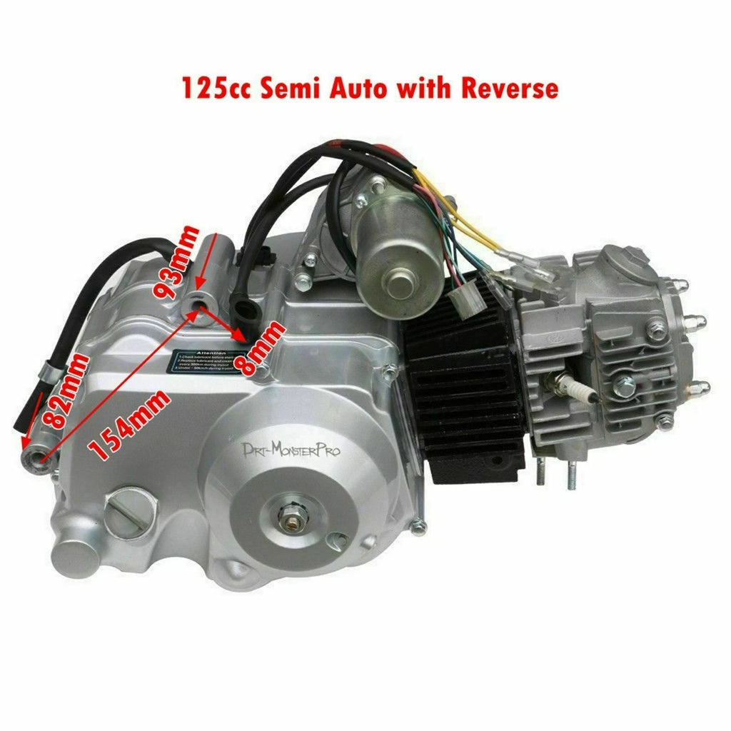 125cc Engine Motor 3 Speed + Reverse for ATV Quad Bike (110cc)