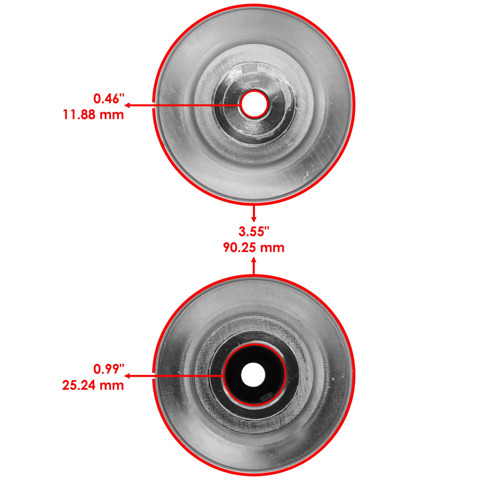 Engine Pulley Replacement for Husqvarna 532145868 (145868) (2000–2000)