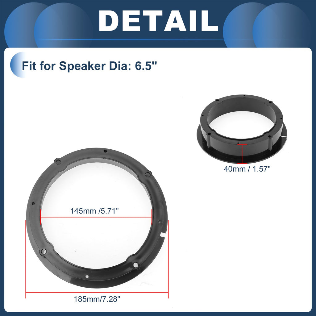 Tweeter Speaker Spacer Adapters for Volkswagen 6.5 Inch 2 Pcs (2012–2018)