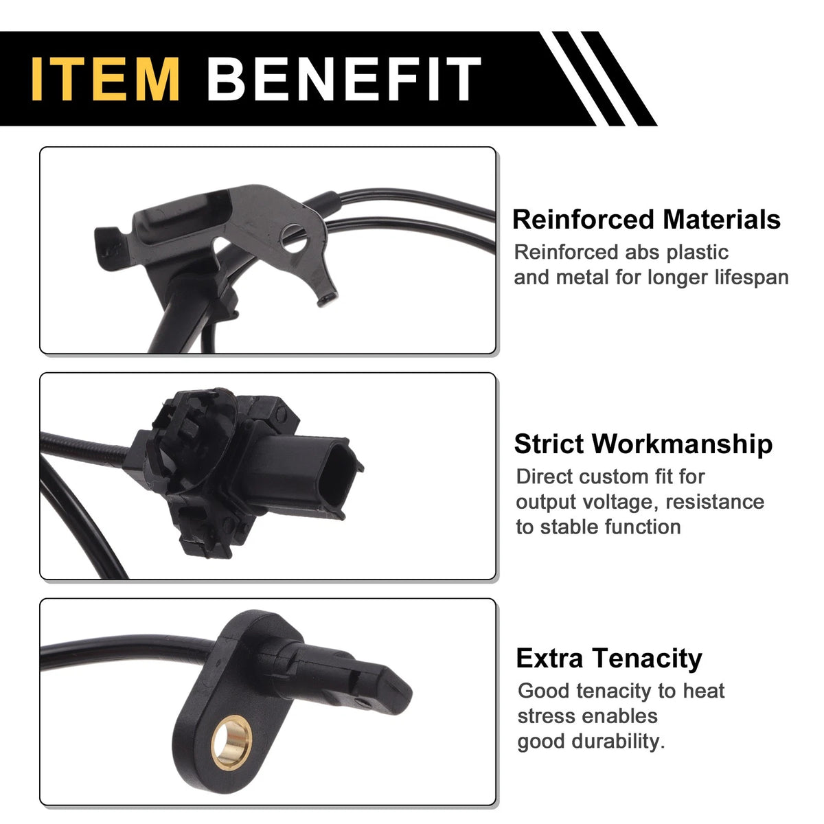 ABS Wheel Speed Sensor Front Right Replacement for Honda Jade (2015–2020)