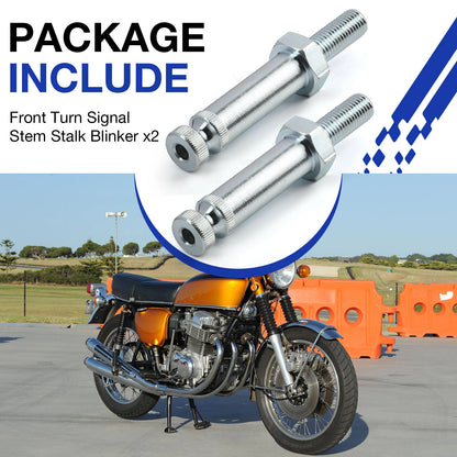 Front Turn Signal Stem Stalk Blinker for Honda CB350F (1972) / CL125A SS125 (1968)