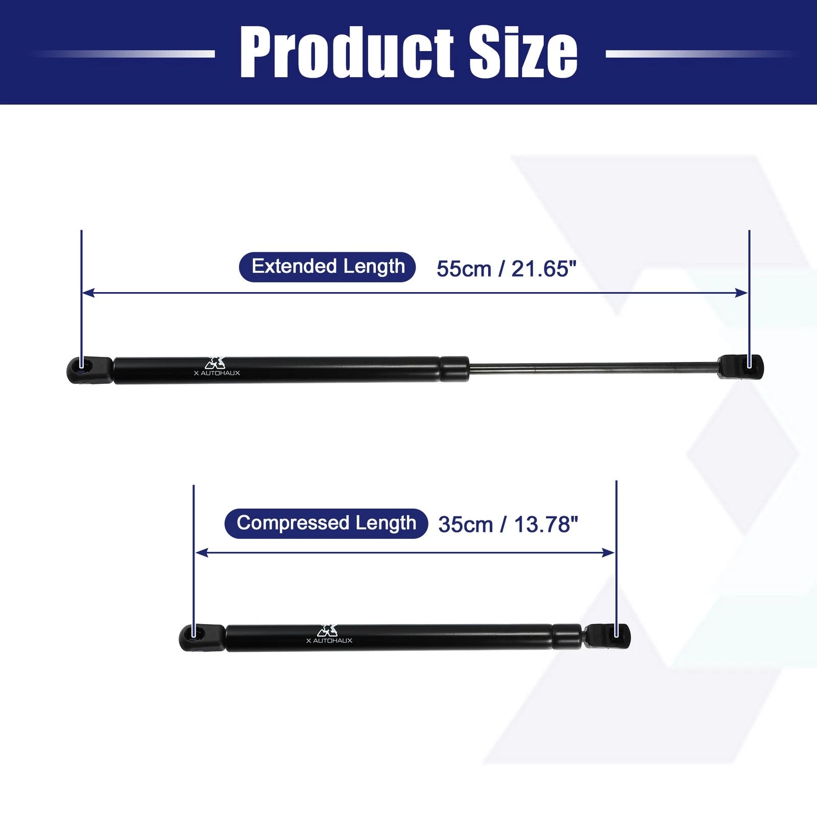 2pc Front Hood Gas Lift Supports Replacement for GMC Sierra 1500 (2007–2013)