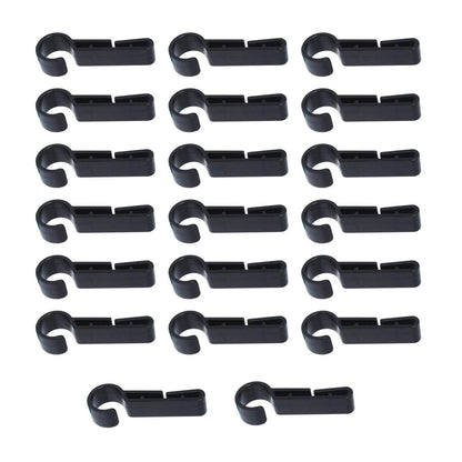 20-Pack Headlamp Clips for Hard Hat Safety Cap Hook