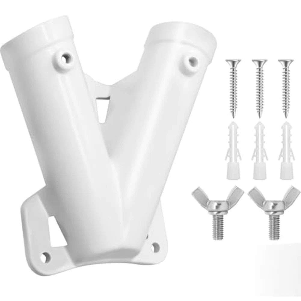 Double Flag Bracket for Heavy Duty Flag Pole - Anti-Falling Mechanism