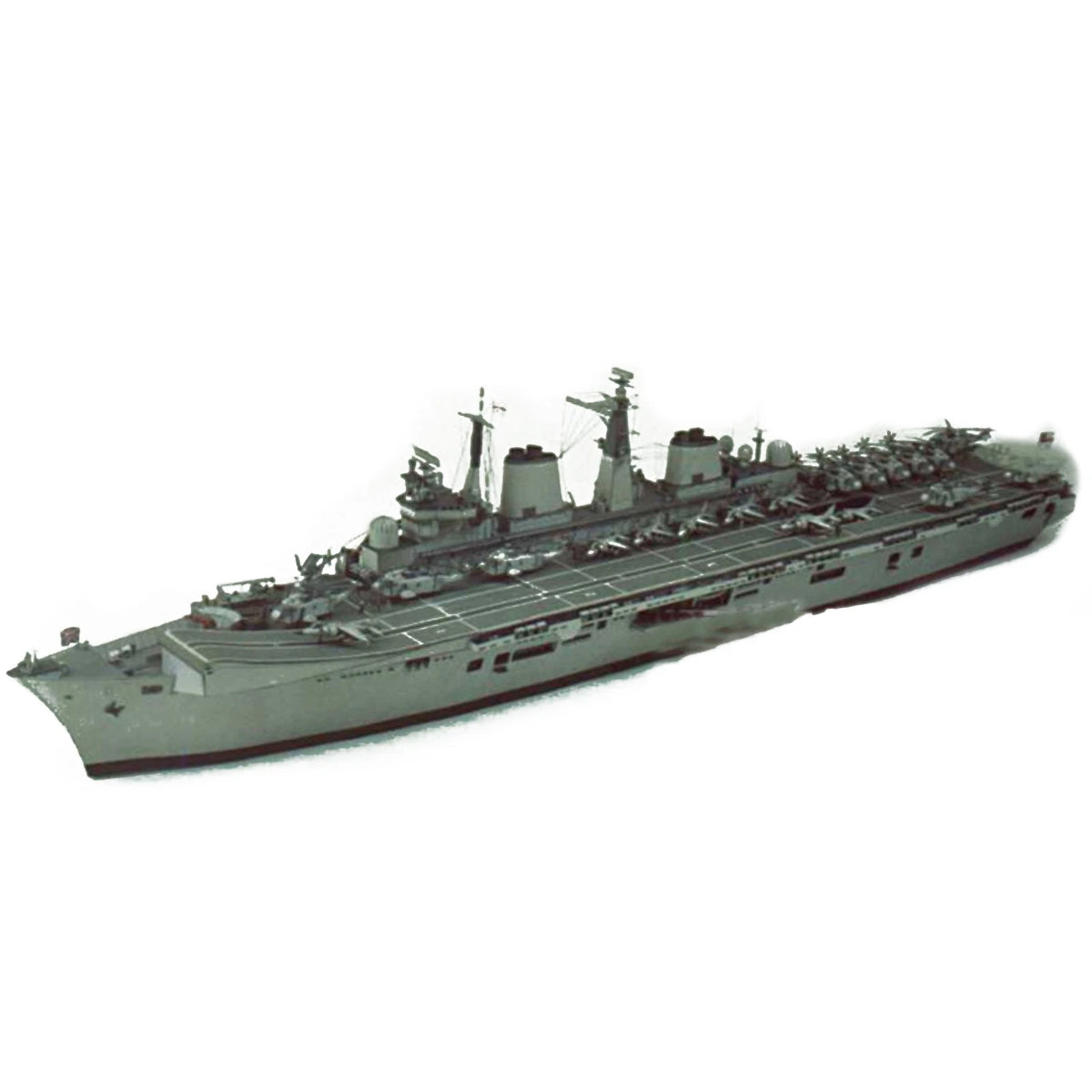 1/400 Unassembled HMS Invincible R05 Aircraft Carrier Model (Military Scene)