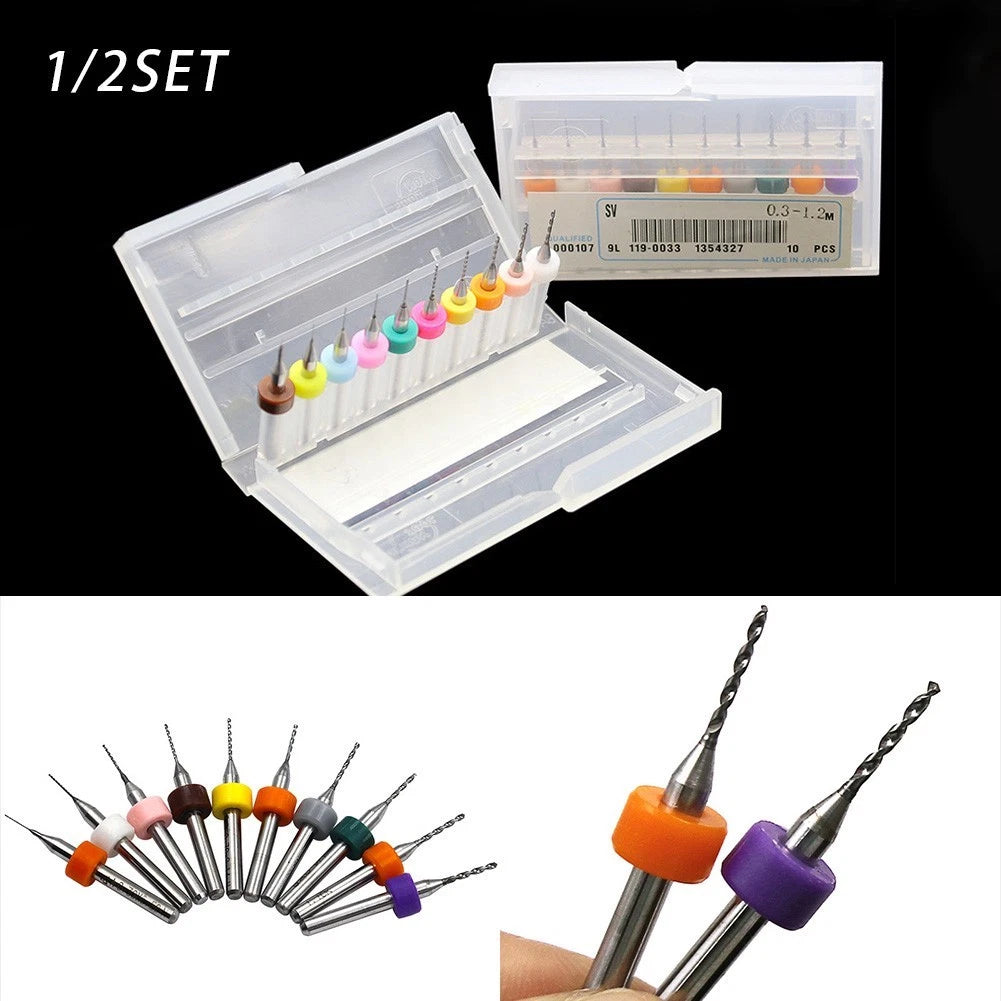 Carbide Mini Drill Bit for Rotary Tools (0.1-1.0MM)