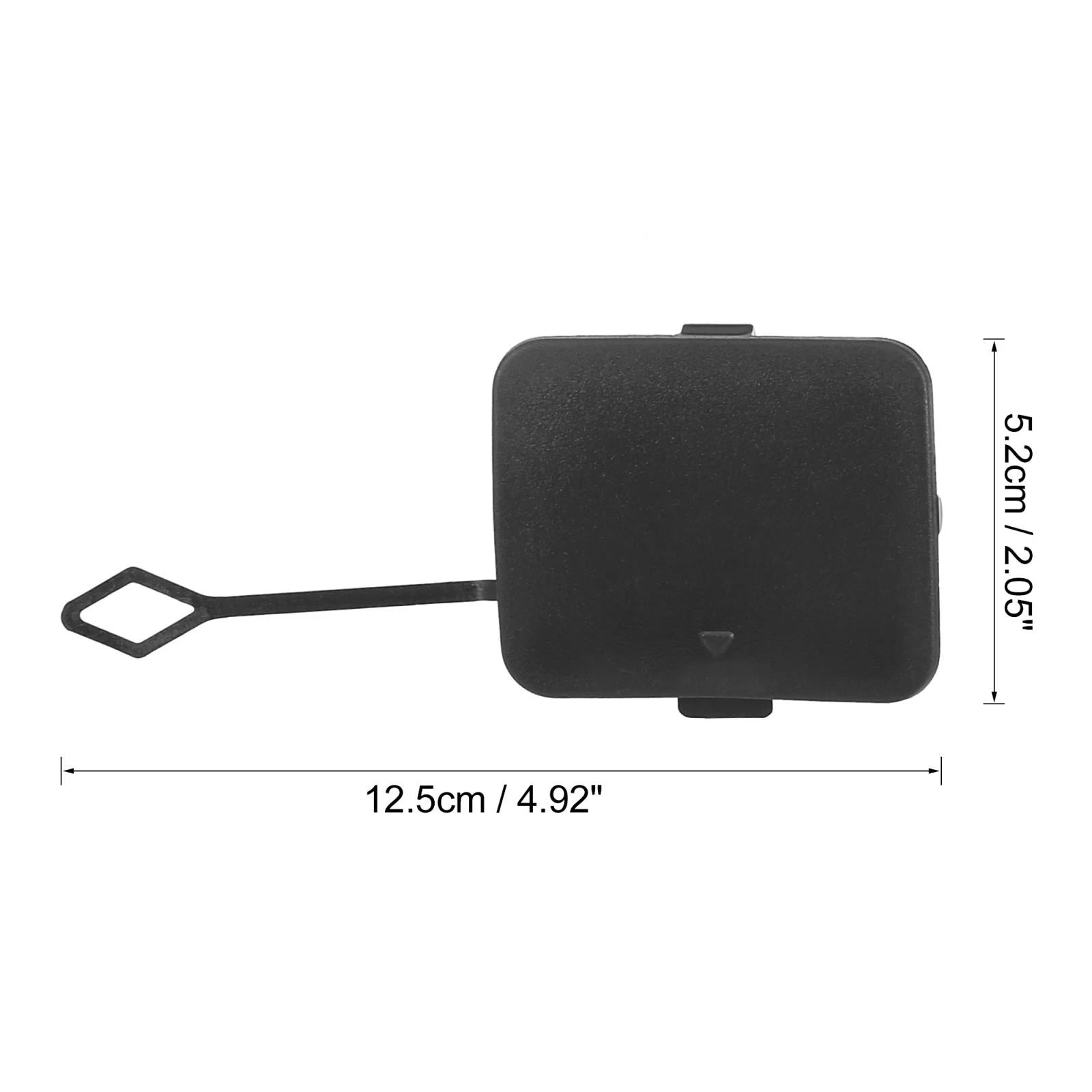 Rear Bumper Tow Hook Cover Caps Set for BMW X3 (2011–2014)