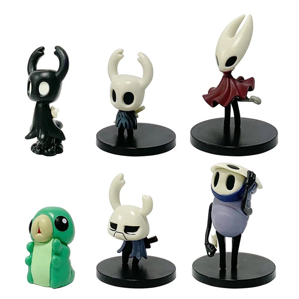 6pcs Hollow Knight Action Figures Collectible Statues