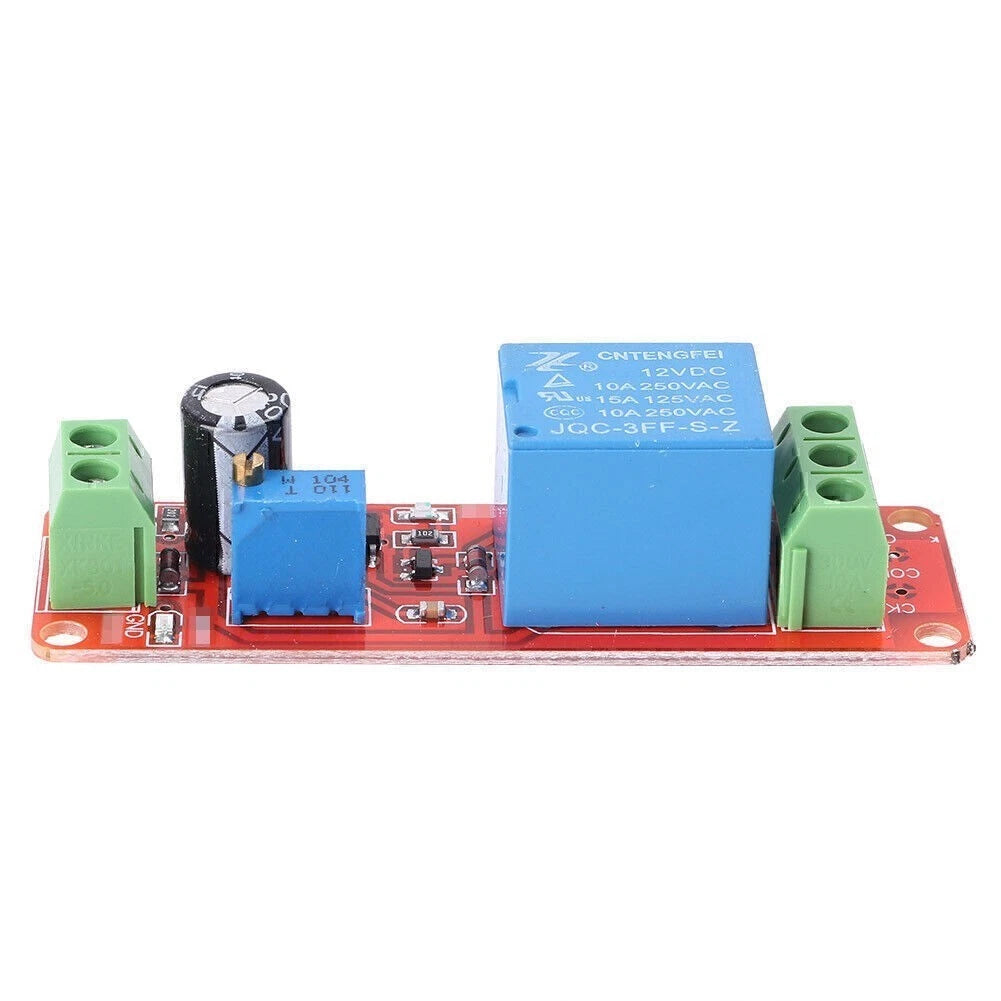 DC 12V Relay Timer Delay Switch NE555 Module for Automotive Applications