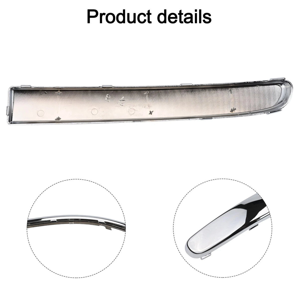 Front Right Lower Bumper Grill Moulding for Fiat (2007–2015)