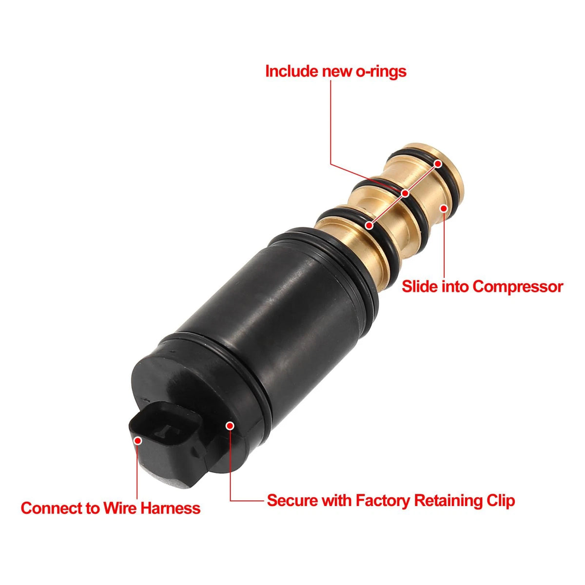 Electronic AC Compressor Control Valve for Toyota Yaris (2006–2011)