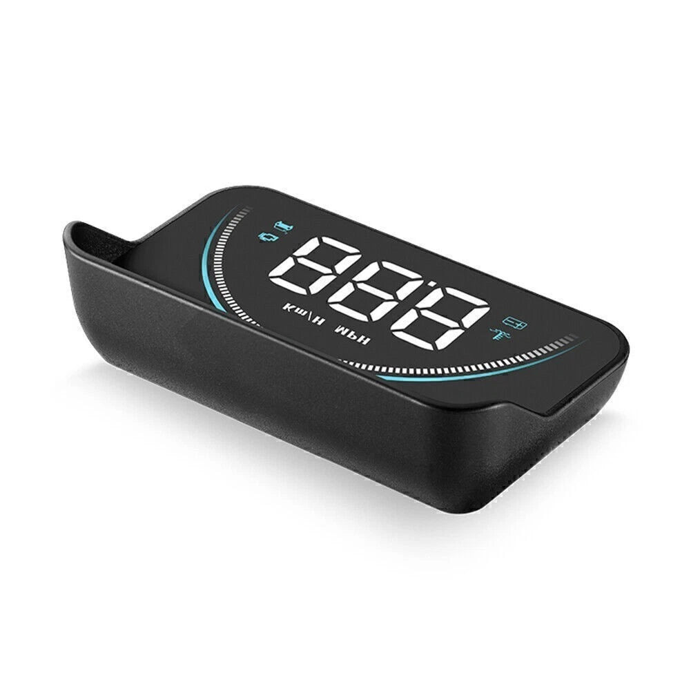 8mm Car HUD Head-up Display OBD2 II Overspeed Warning System