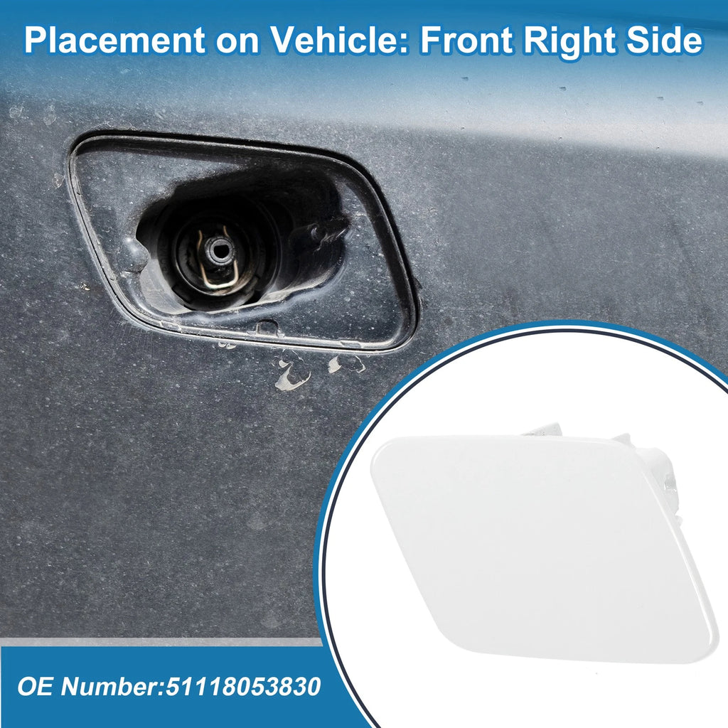 Front Right Headlight Washer Nozzle Cover Cap for BMW 1 Series (2011–2019)