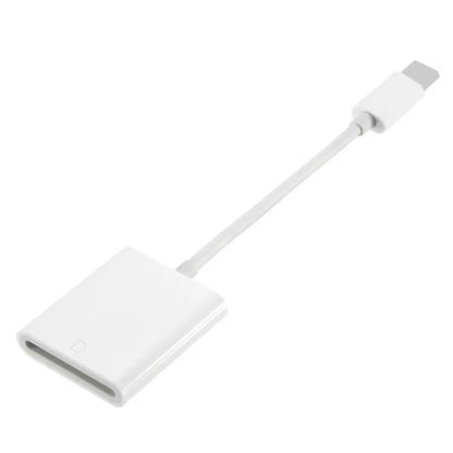 SD Card Adapter Camera Reader for iPad iPhone (6–14 Pro Max)