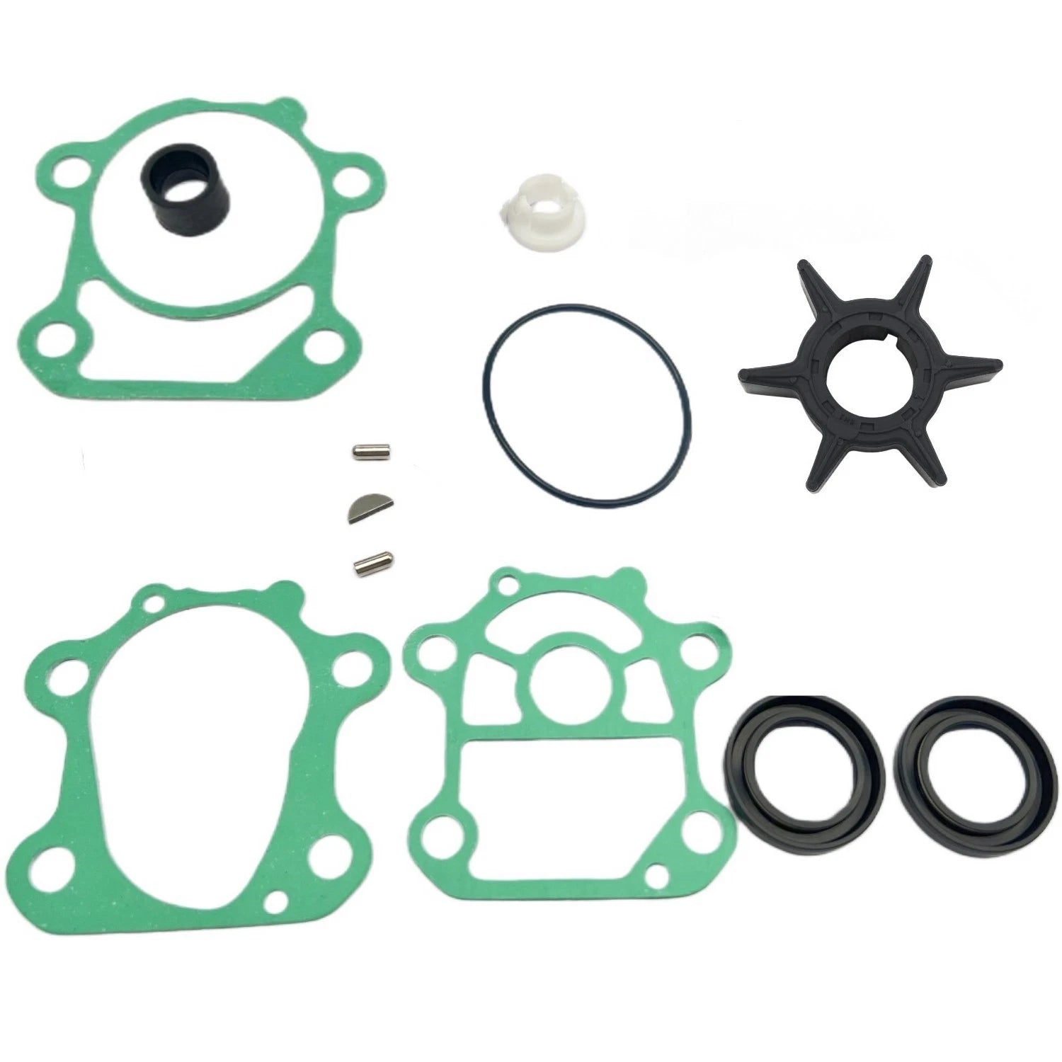 Water Pump Impeller Repair Kit for Yamaha Outboard (6CJ-W0078-00, 18-3494)
