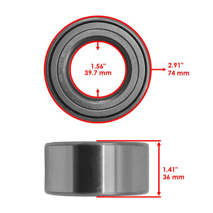 Caltric Wheel Knuckle Bearing Replacement for Honda Pioneer 1000 (2022–2022)