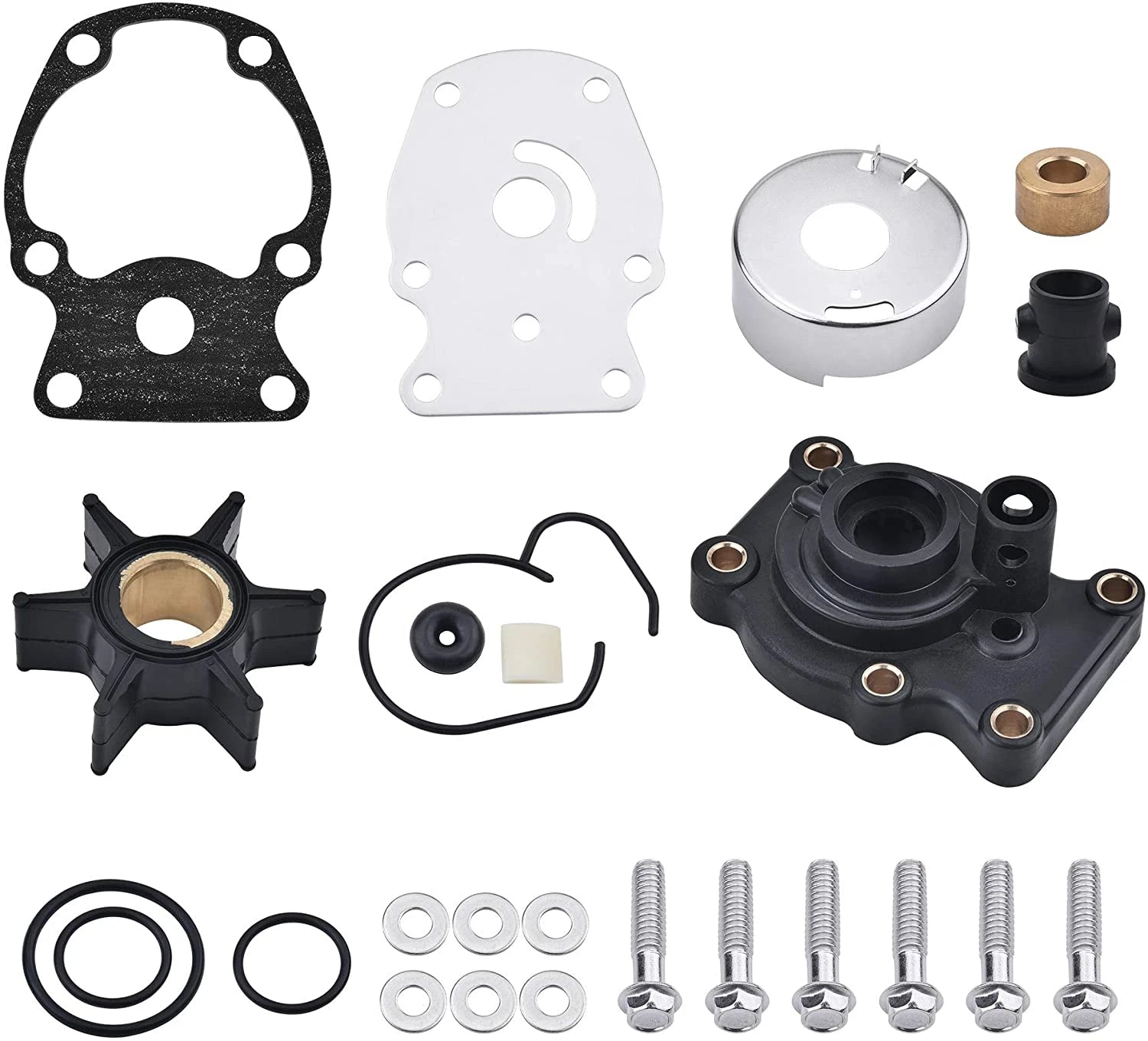 Water Pump Impeller Kit for Evinrude Johnson 20 25 30 35 HP (393630)
