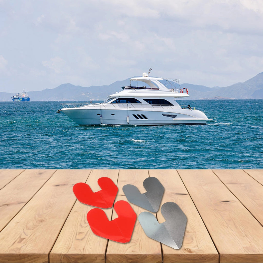 Stainless Steel Boat Bow Guards Set of 2 - Scratch Protection Solution